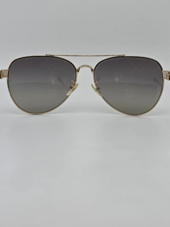 Tory Burch TY6070 327111 Gold Black Frame Grey Gradient Lens Aviator Sunglasses main image 12